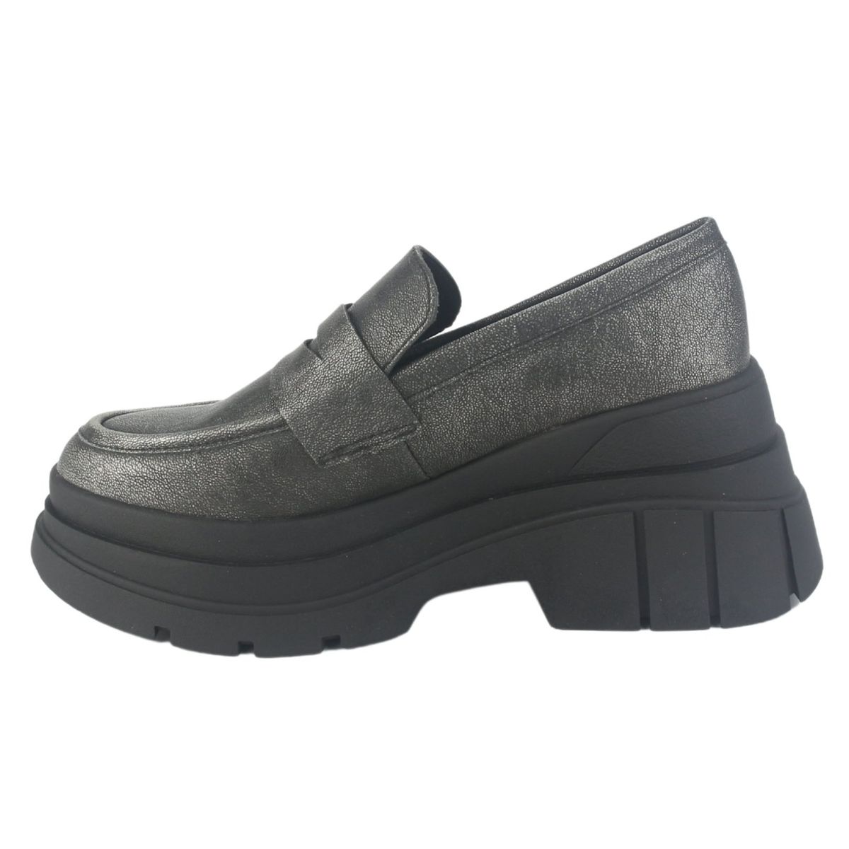 CHALADA - Mocasin Mujer Plateado Casual Chalada Natirus-3