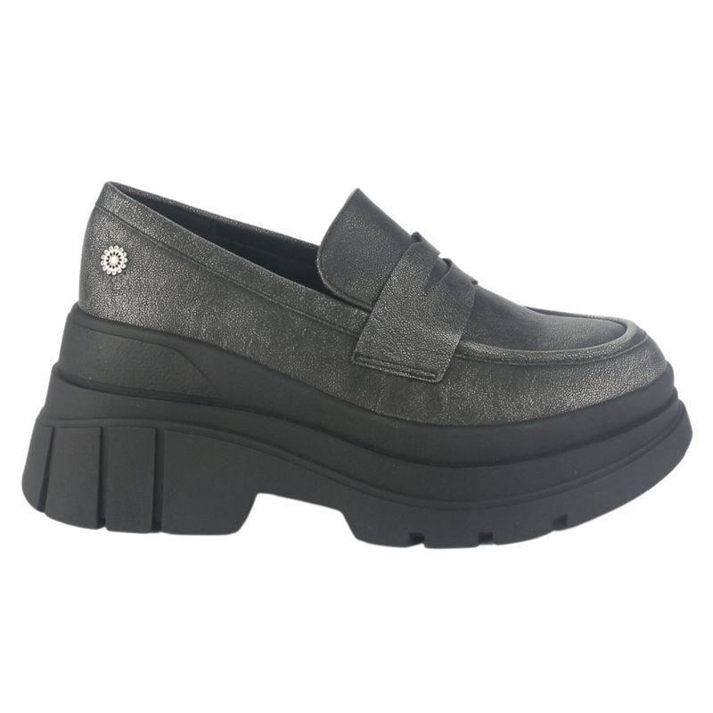 CHALADA - Mocasin Mujer Plateado Casual Chalada Natirus-3