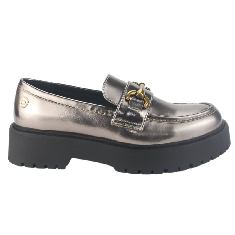 CHALADA - Mocasin Mujer Plateado Casual Chalada Lenin-4