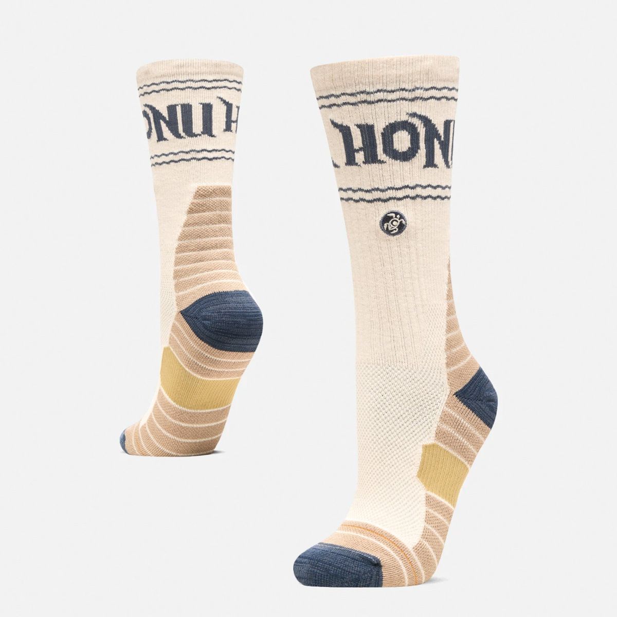 HAKA HONU - Calcetines Mujer Sendero Crema Haka Honu