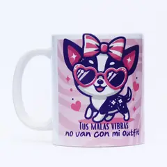 ORCA - Tazón Taza con Mensaje Espiritual Coqueta y Próspera
