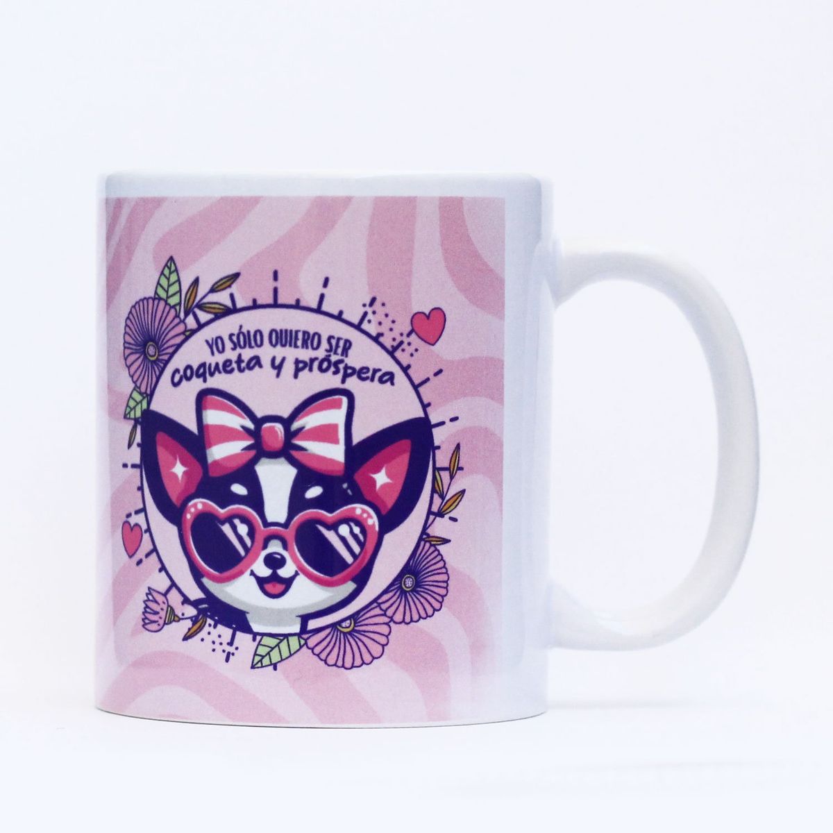 ORCA - Tazón  Taza con Mensaje Espiritual Coqueta y Próspera