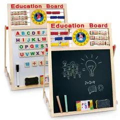 GENERICO - Pizarra Magnetica Doble Para Niños Educativa Plumontiza