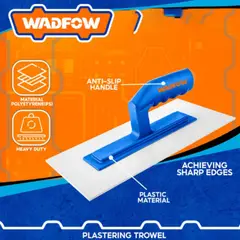 WADFOW - LLANA PLANA LISA DE PLASTICO WADFORW 280MMX140MM