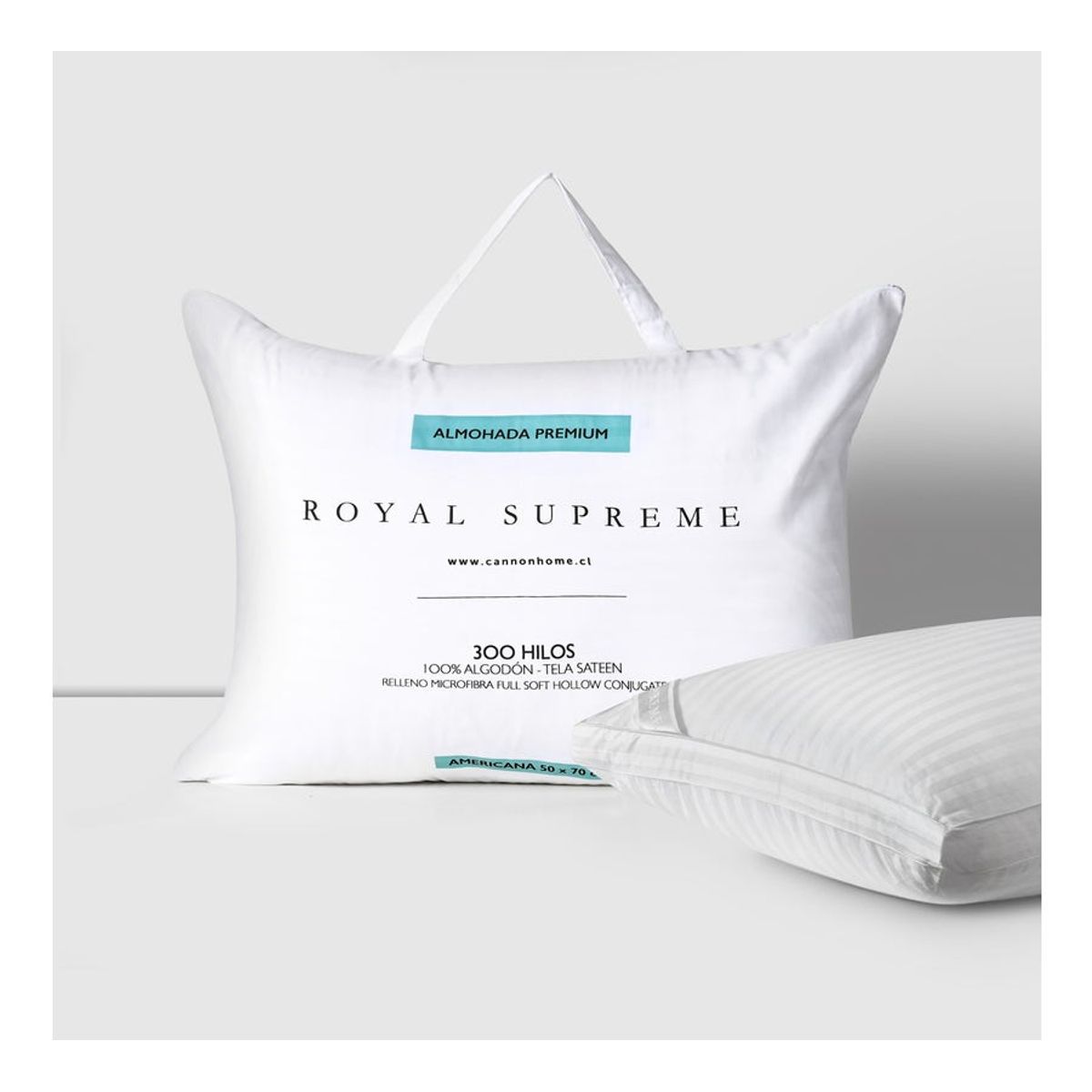 CANNON - Almohada Microfibra Premium Royal Supreme