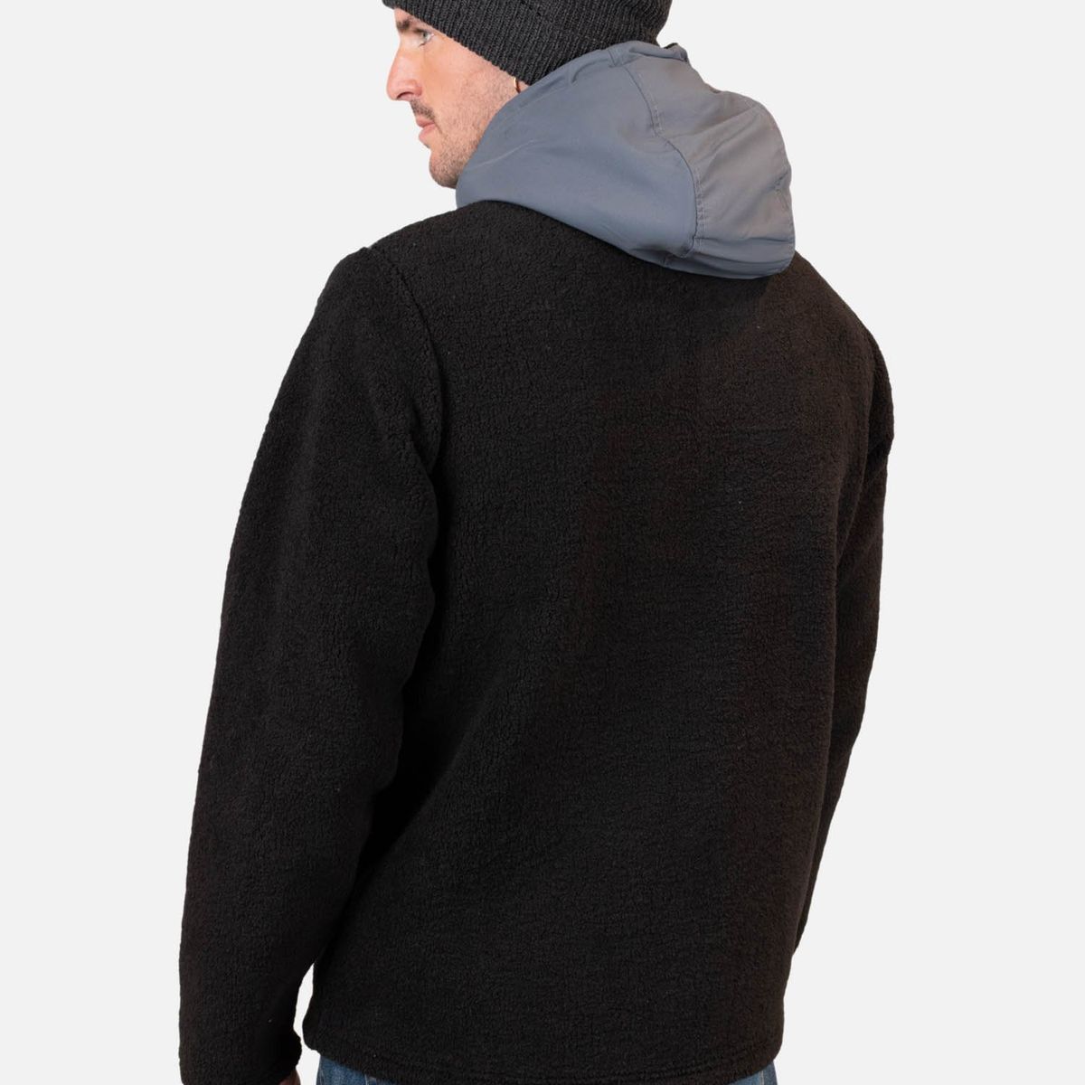 RIP CURL - Poleron Chiporro Ika Rc Negro Hombre Rip Curl - Negro