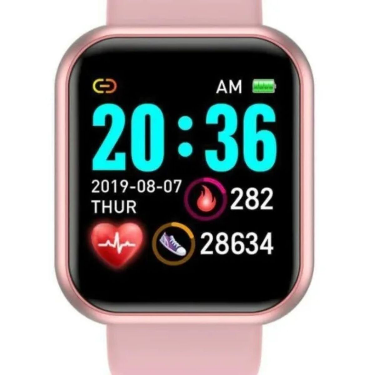 IMPORTCLICK - Reloj Smartwatch T5S Bluetooth Rosado - Rosa