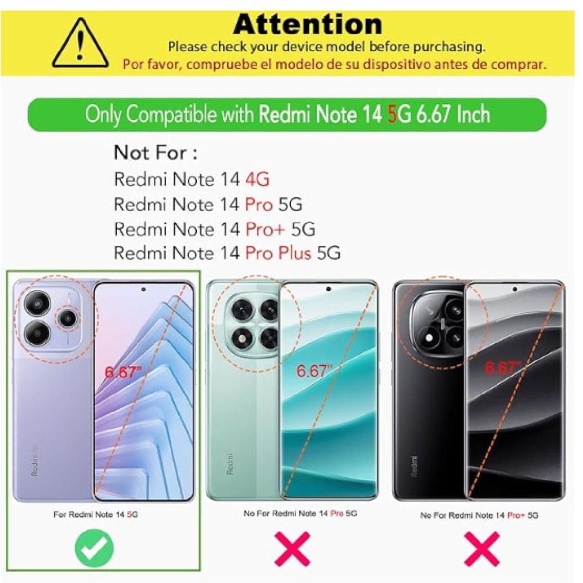 GENERICO - Carcasa Para Xiaomi Note 14 5g Transparente Reforzada