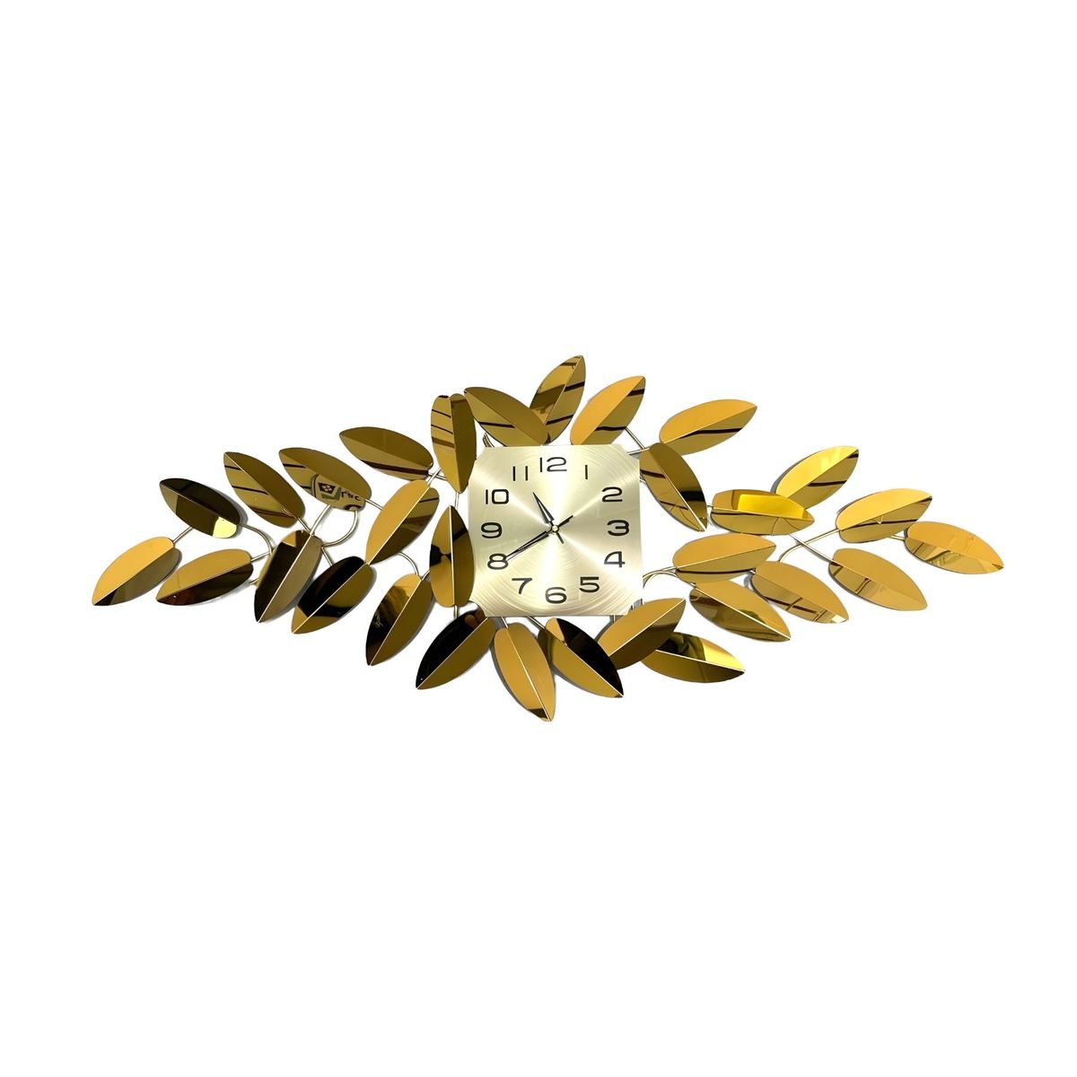 GENERICO - Reloj de Parred Metálico de 120cm x 50 cm