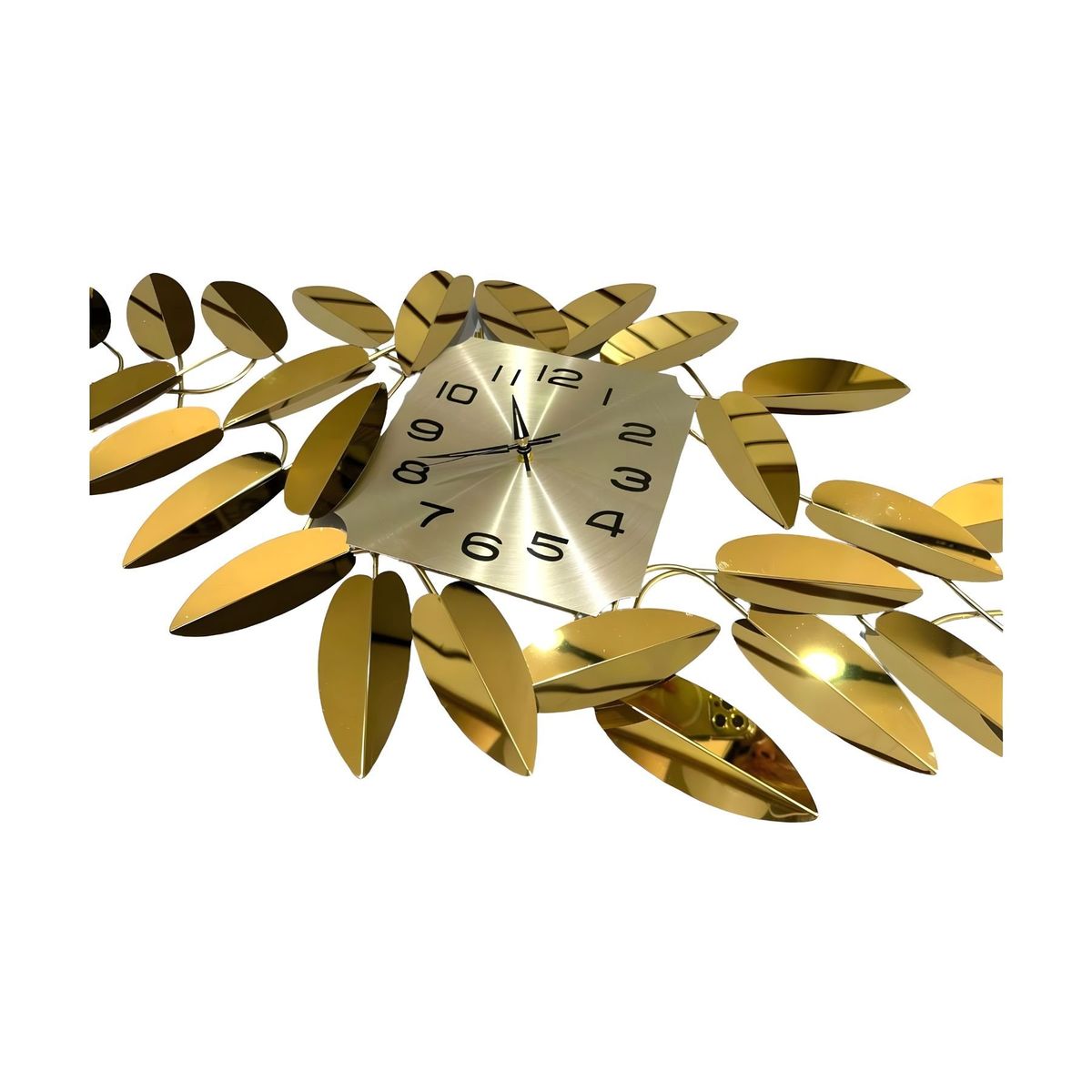 GENERICO - Reloj de Parred Metálico de 120cm x 50 cm