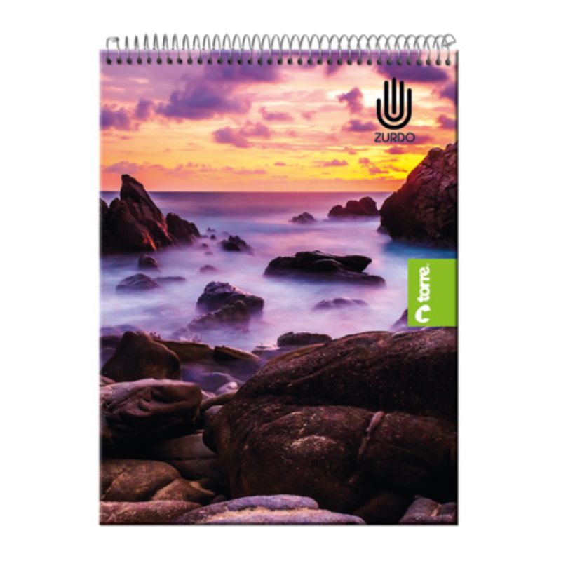 TORRE - Cuaderno Universitario Top Zurdo Cuadriculado 150 Hjs Torre