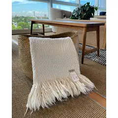 GENERICO - Manta Pie De Cama Cubre Sillón Arezzo Huitrú 130x140m