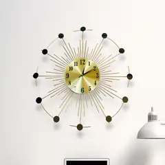 GENERICO - Reloj Metálico de Muro con Diseño Exclusivo