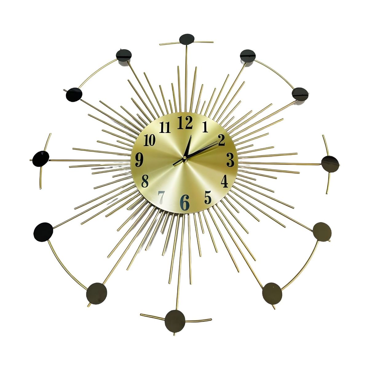 GENERICO - Reloj Metálico de Muro con Diseño Exclusivo