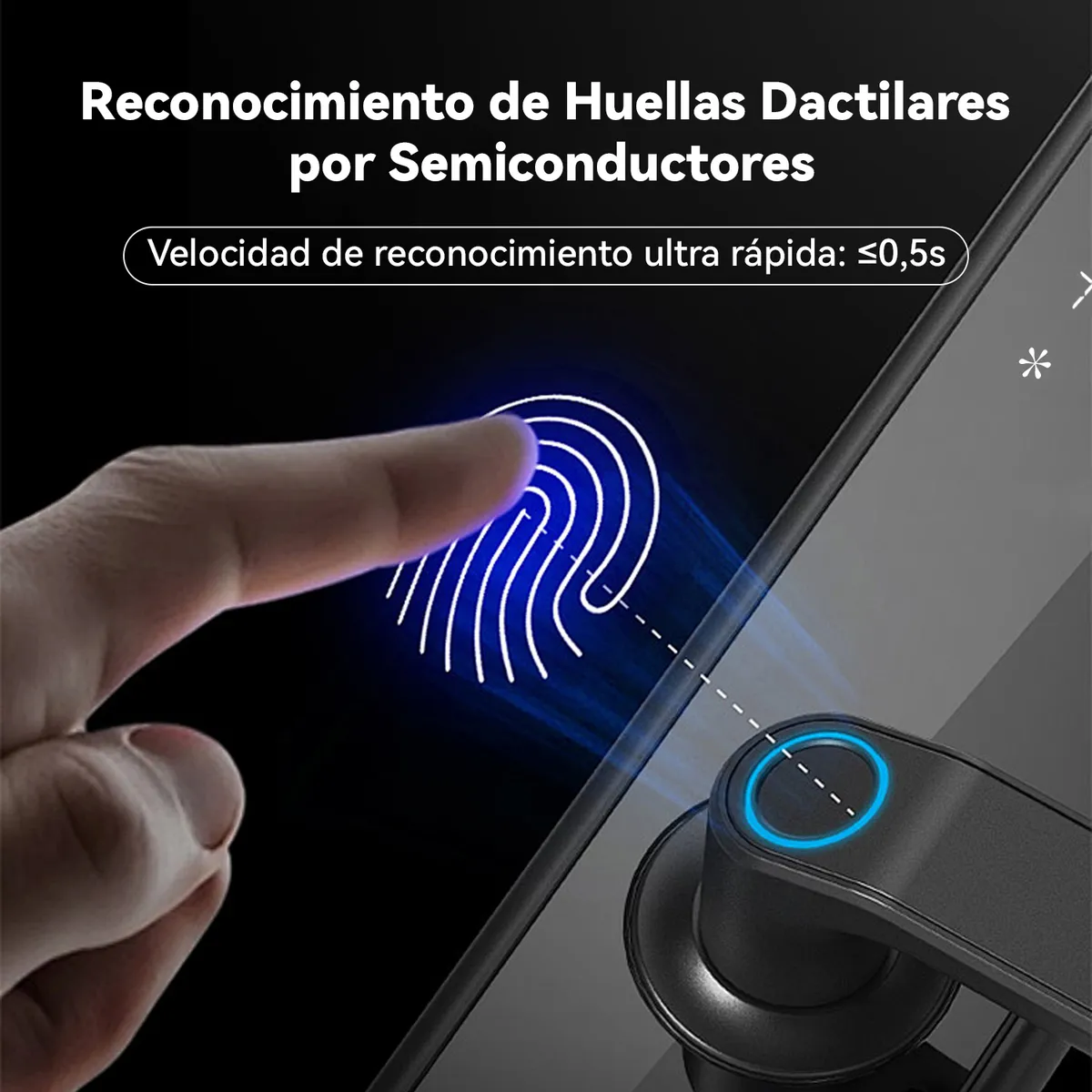 VIDITA - Cerradura Inteligente Chapa Digital Electrica Tuya App Wifi Huella Hogar