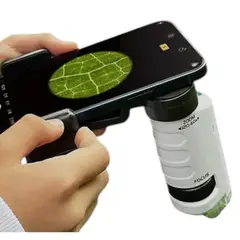 INVENCIBLE - MiCROSCOPIO NIÑO 2 EN 1 PORTATIL BASE CELULAR NC61