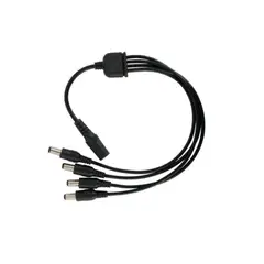 VIPA - Splitter 4 salidas energía 12V jack hembra / macho