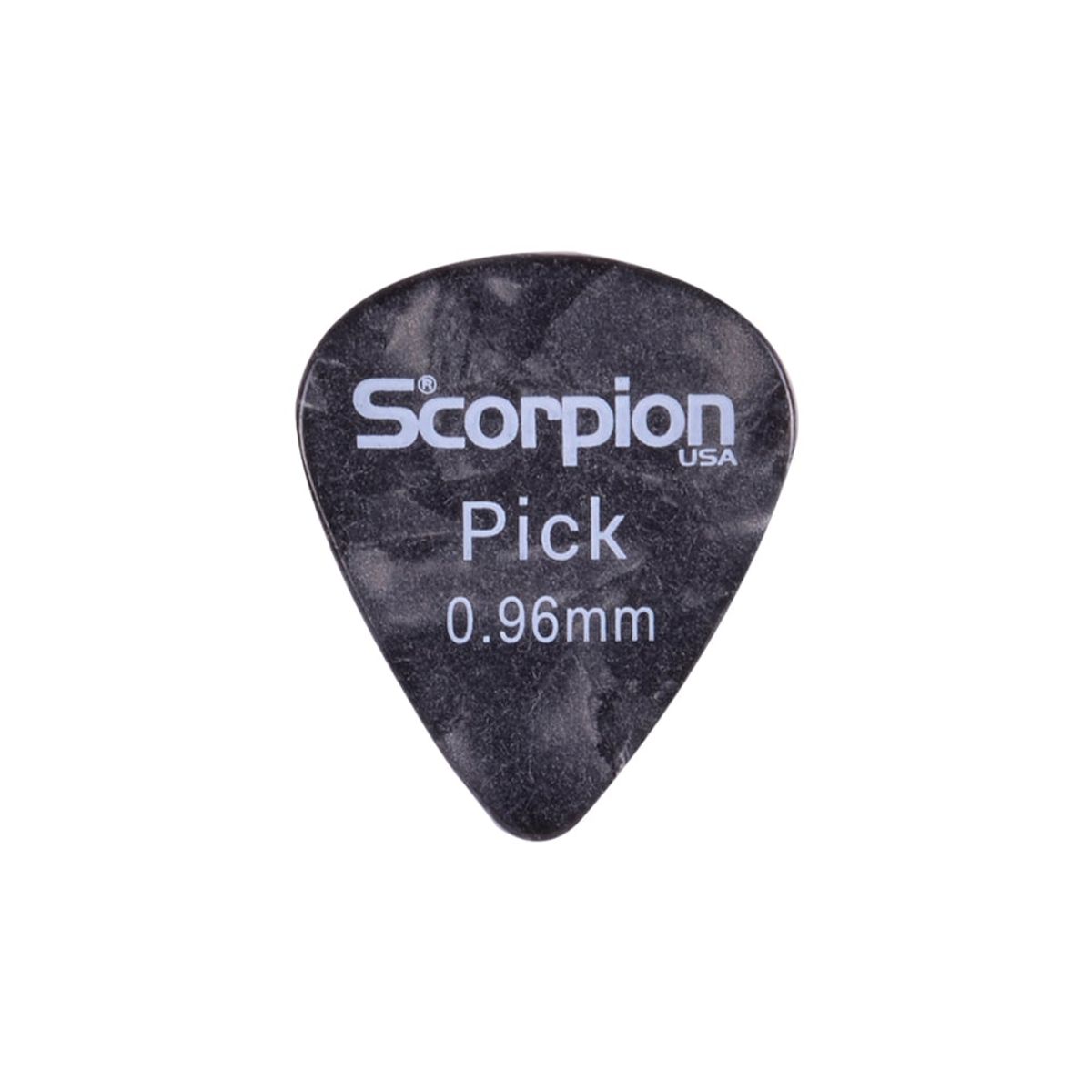 SCORPION - CAJA 100 UÑETAS A 0.96 CELULOIDE NEGRA CAP-096 SCORPION