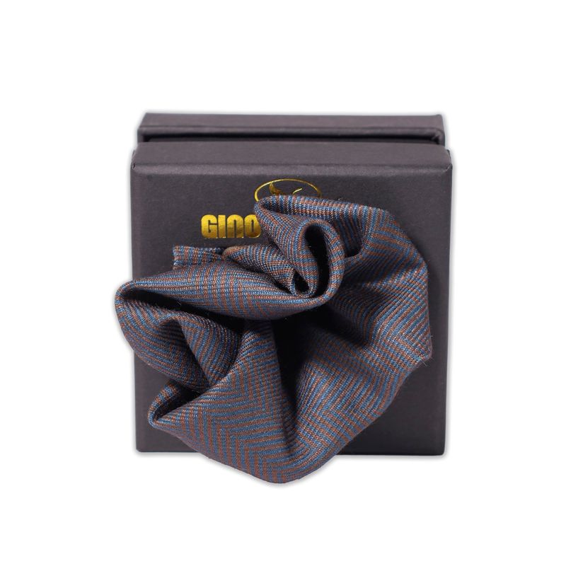 GINO RODINIS - Pañuelo Reversible PP510 MarronBeige Gino Rodinis