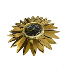 GENERICO - Reloj Metálico de Muro Estilo Sol de 60cm x 60cm