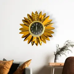 GENERICO - Reloj Metálico de Muro Estilo Sol de 60cm x 60cm