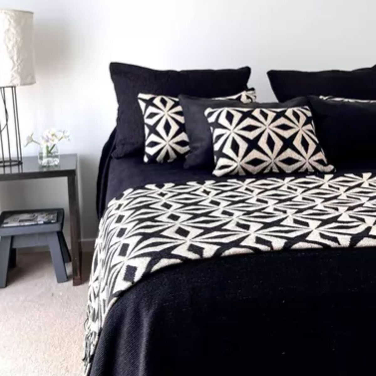 GENERICO - Manta Pie De Cama Cubre Sillón Nórdica Huitrú 130x140m