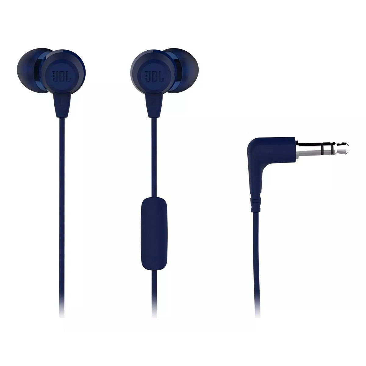 JBL - Audífonos In-Ear JBL C50HI 3.5 Mm Azul