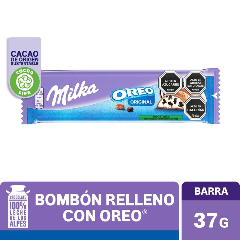 MILKA - Chocolate Milka® relleno con Oreo 37g