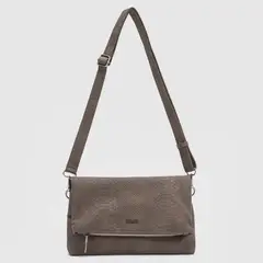 BUBBA - Cartera Snake Moka Black
