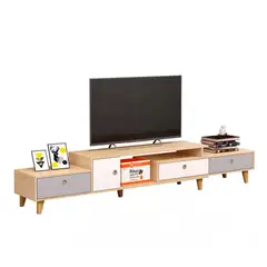 DETODOYMAS - Rack TV 210cm 4 cajones Chic Home - Café