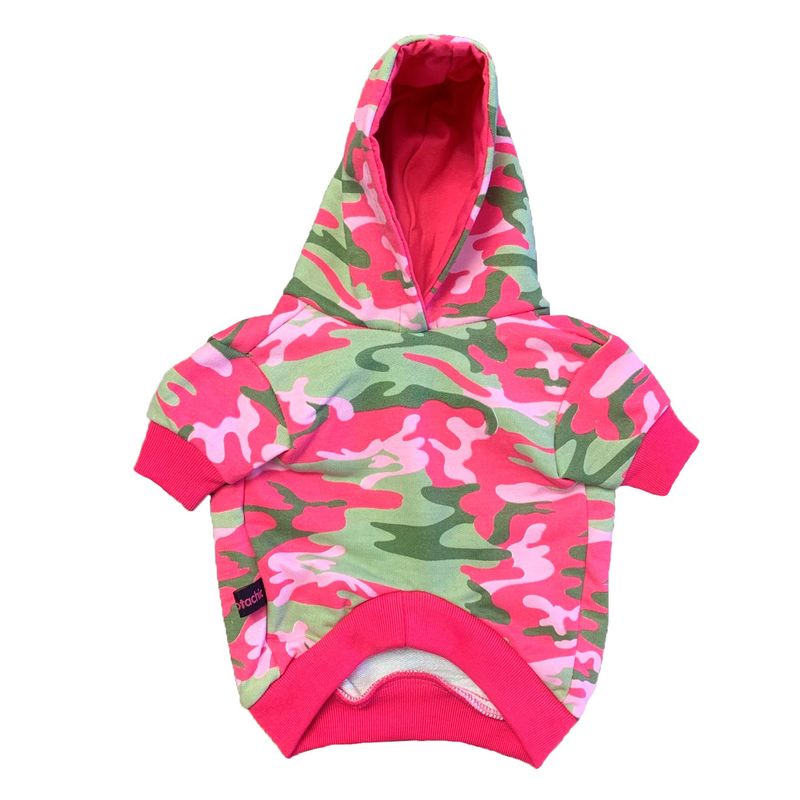 MASCOTACHIC - Polerón Camuflado Rosado talla M