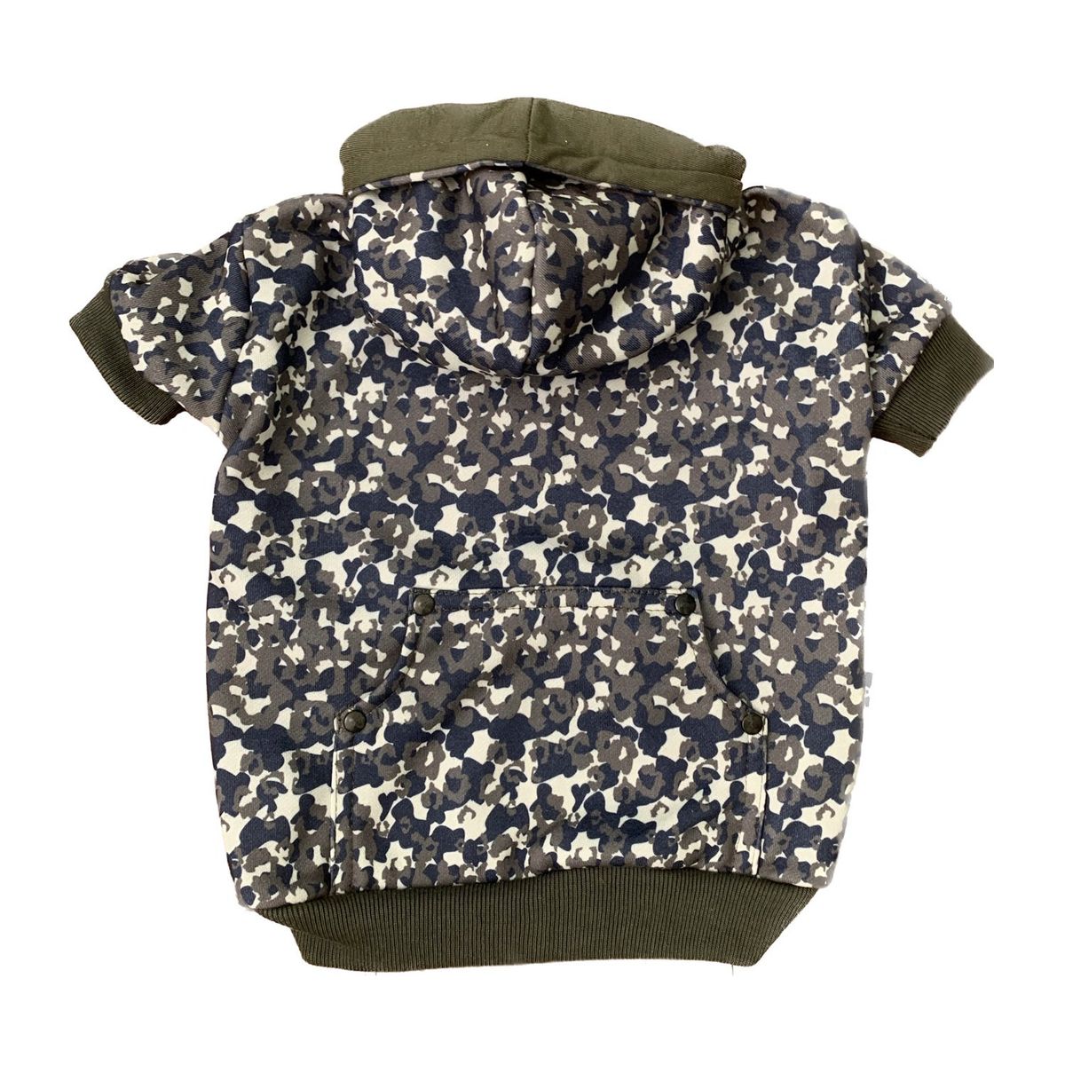 MASCOTACHIC - Polerón Camuflado Pequeño Verde talla XS