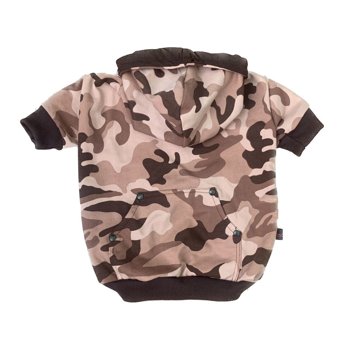 MASCOTACHIC - Polerón Camuflado Café talla S