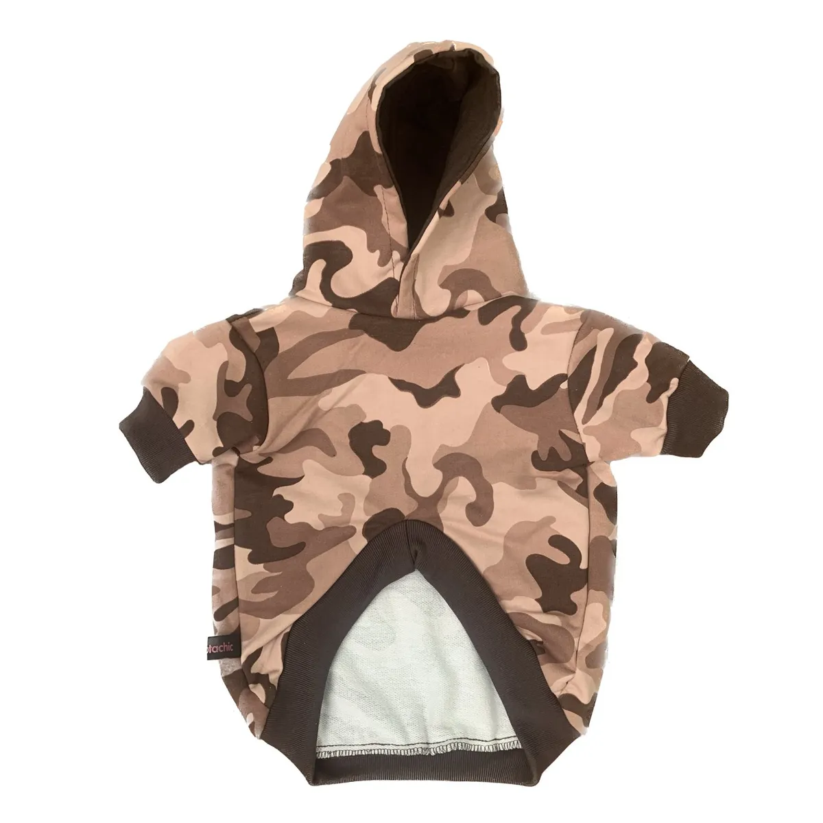 MASCOTACHIC - Polerón Camuflado Café talla XL