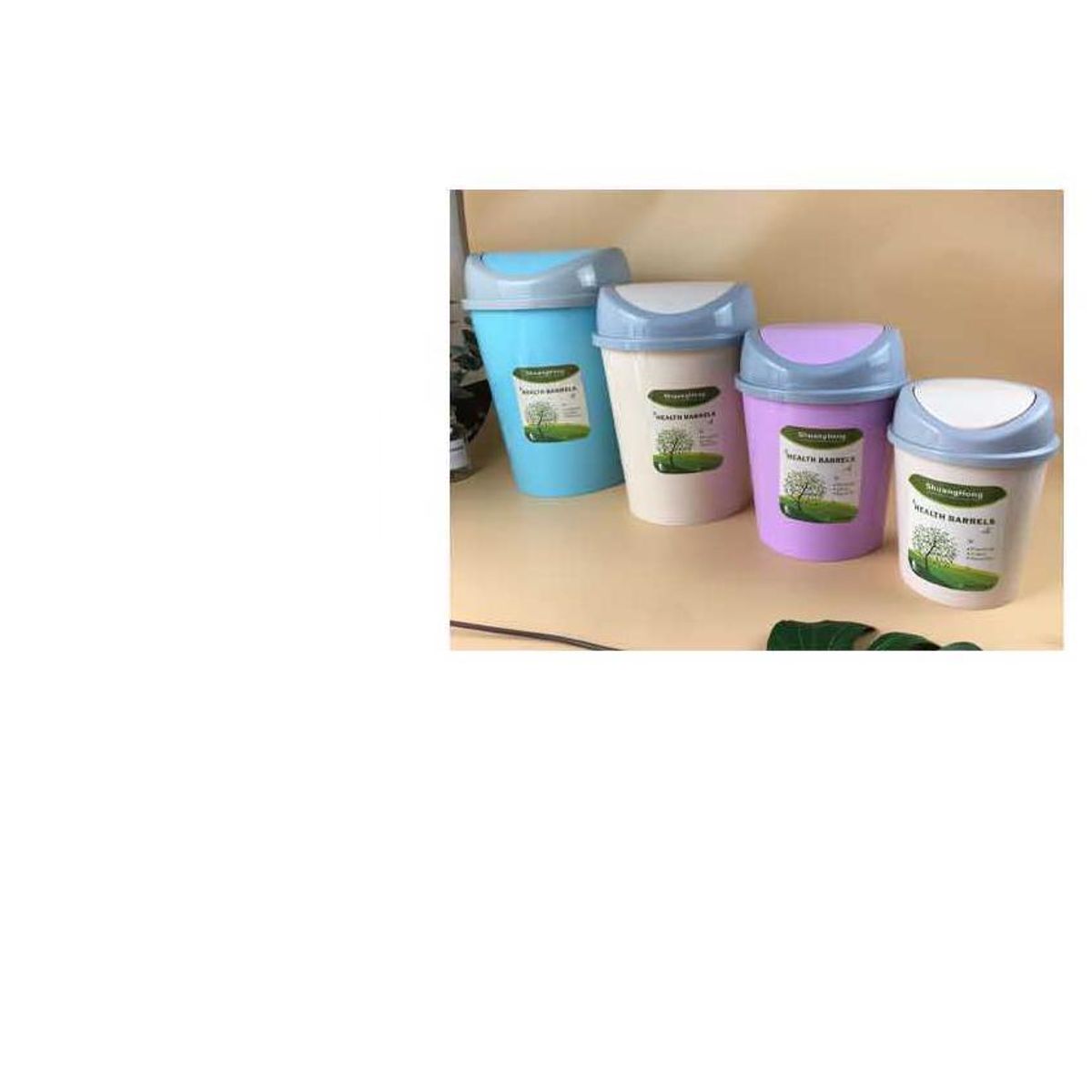 GENERICO - Basurero Plástico Tapa