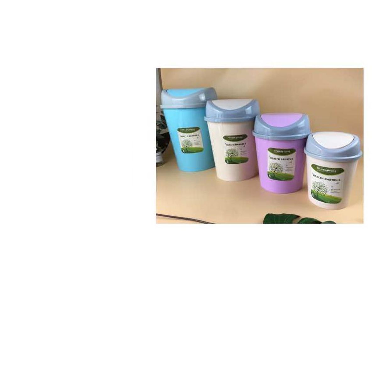 GENERICO - Basurero Plástico Tapa