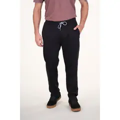 POLEMIC - Pantalon Jogger franela Negro wi4701