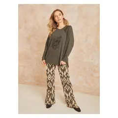 LOUNGE - Polerón Boho Tigre