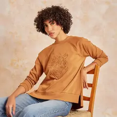 LOUNGE - Polerón Boho Tigre
