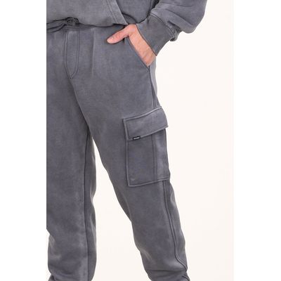 Imagen 2 del producto Pantalon Jogger Cargo franela Gris wi4702