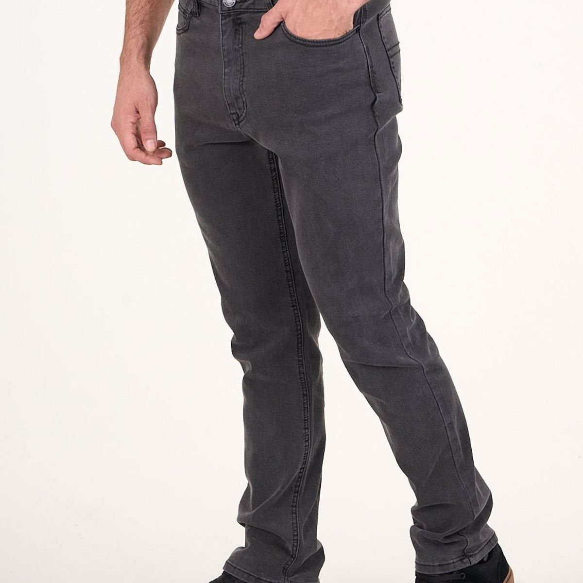 POLEMIC - Jeans Denim Slim Fit Negro wi4730 Polemic