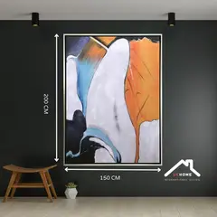 GENERICO - Cuadro decorativo abstracto 150 x 200