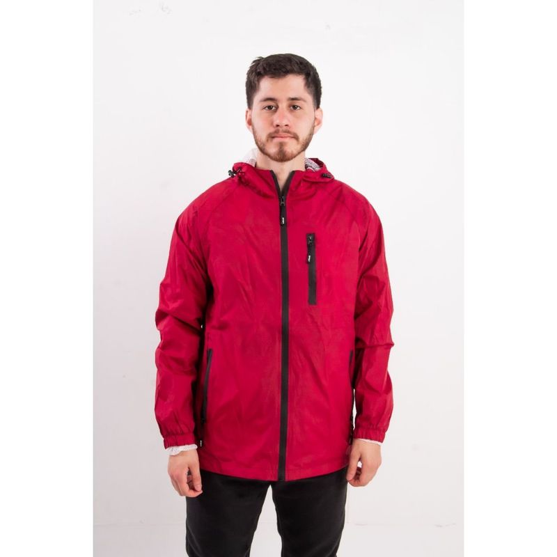 MPROPIA - Chaqueta Hombre Corta Viento Impermeable Parka Liviana Colores 9283