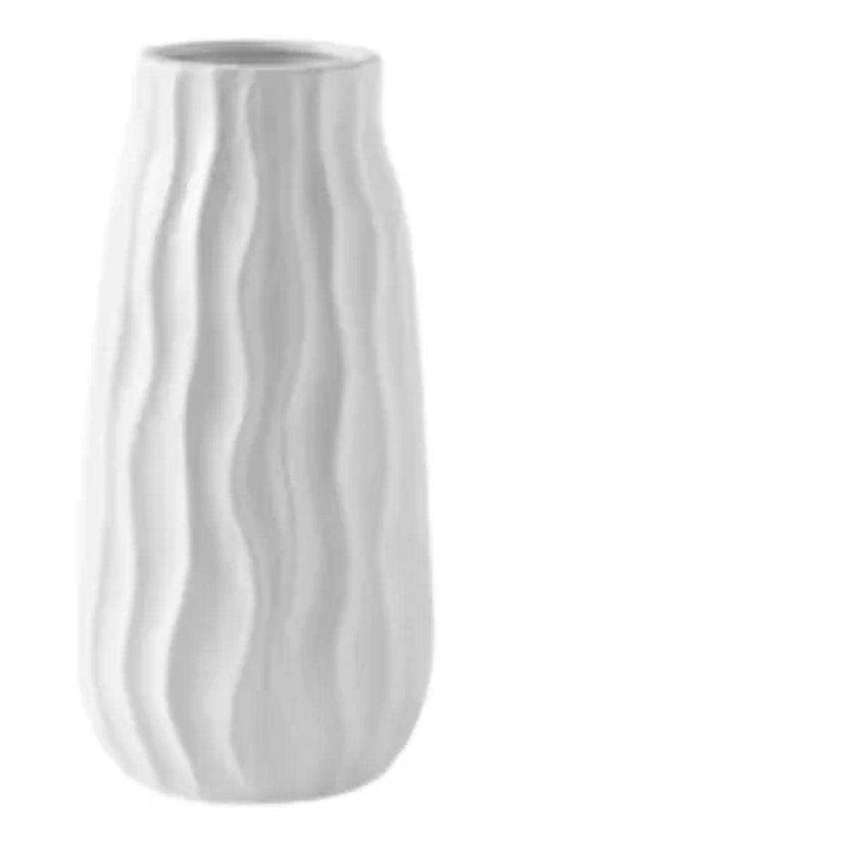 GENERICO - Florero Vintage Cerámica Moderno Blanco