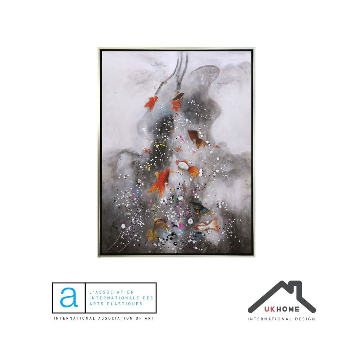 GENERICO - Cuadro decorativo abstracto 150 x 200