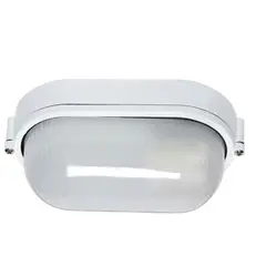BP - Tortuga Aluminio Ovalado Blanco E27 - Blanco