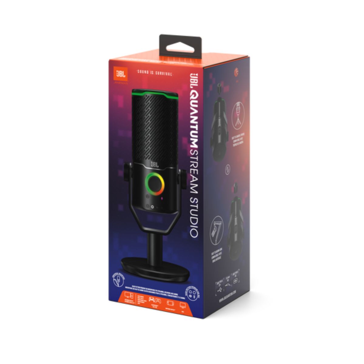 JBL - Micrófono Streaming JBL Quantum Stream Studio