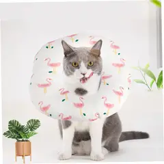 DEFENSOR FOREVER - Collar Isabelino Tela Acolchado Gato Perro Pequeño Talla M