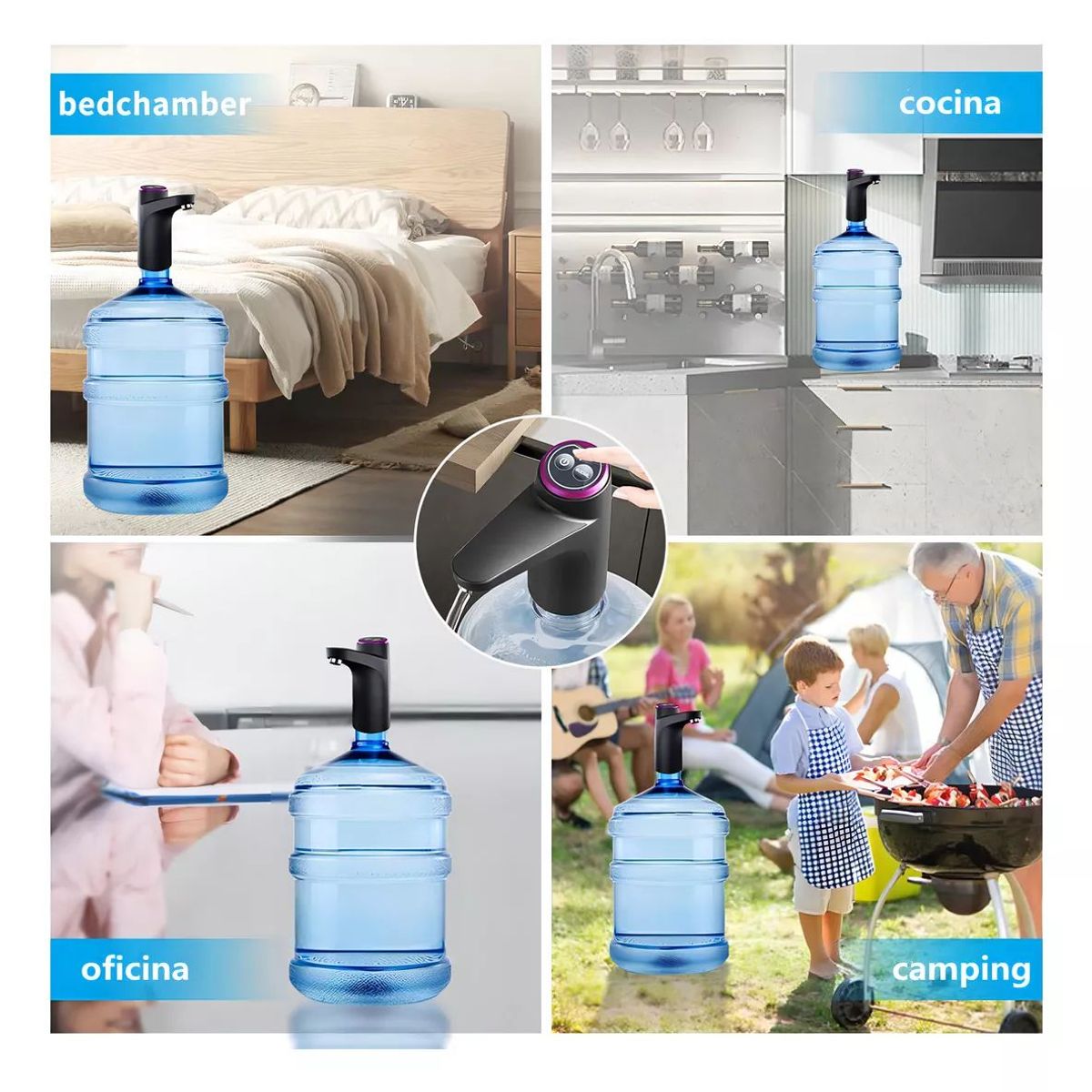 SHOP EHOME BAG - Dispensador Agua Electrico Bomba Usb Dosificador