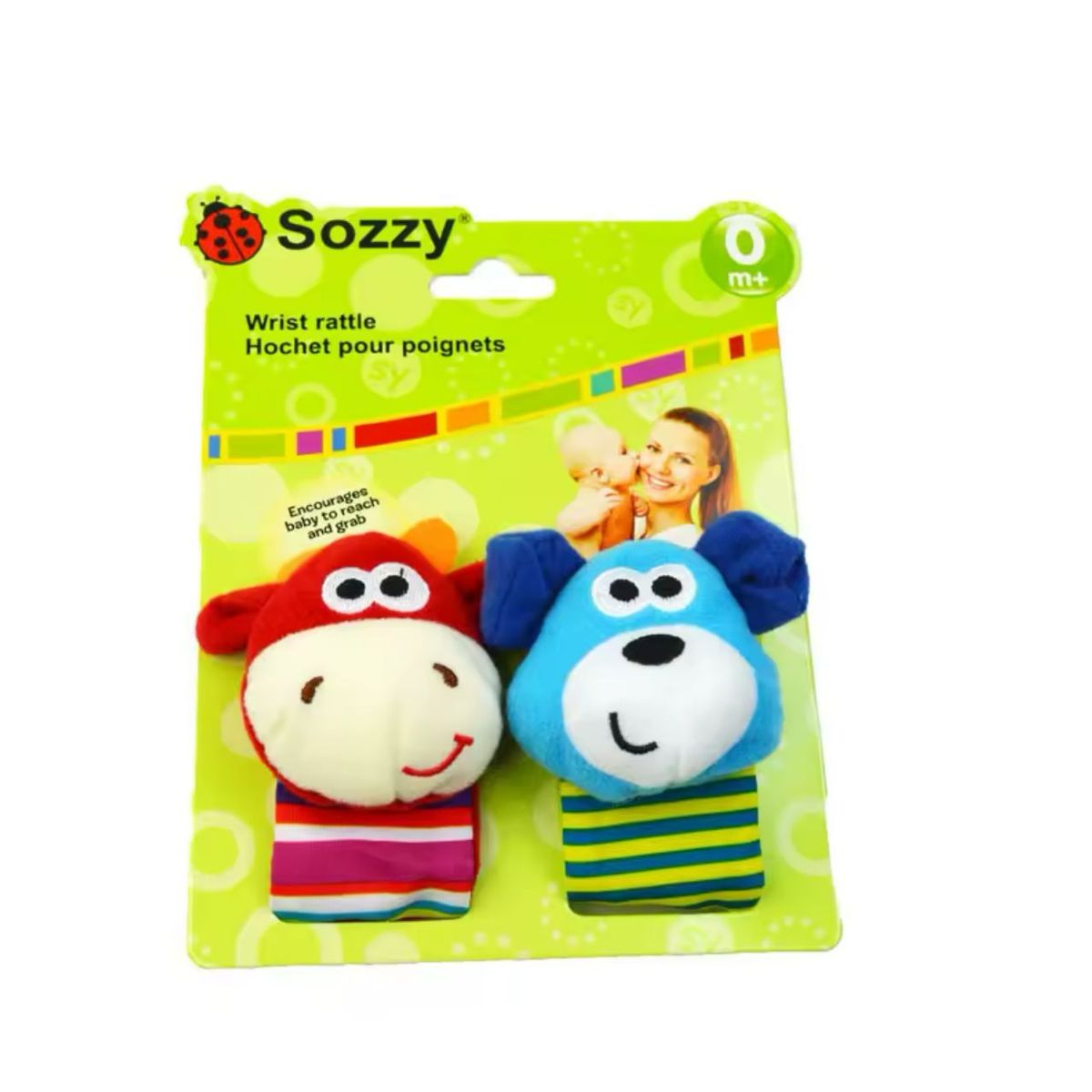 GENERICO - Pulsera Muñequera Sonajero Cascabel Estimulador Para Bebe